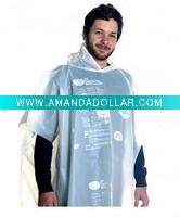 printed emergency poncho