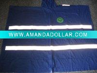 High visibility safety outwork quadrate poncho