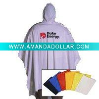 Wholesale adult pvc square poncho/rain poncho/raincoat/waterproof
