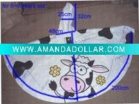 Wholesale printing adult children poncho
