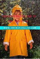 Wholesale PVC Children Raincoat/kids rain coat/rain poncho/rainwear