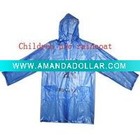 Wholesale printed children raincoat