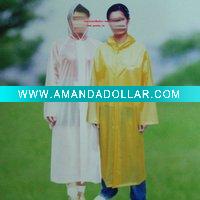 Adult Plastic RainCoat/rain wear/rain coat/rain poncho
