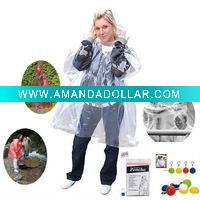 Wholesale men disposable rain poncho