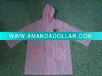 Wholesale printing adult children raincoat