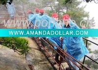 Wholesale pe disposable rain coat