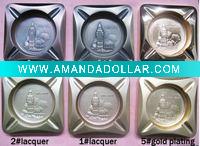 Wholesale zinc alloymetal ashtray