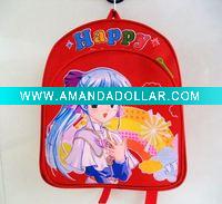 $0.8 cheap kid's school bag with super man printed