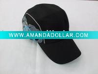 cotton baseball cap hat black