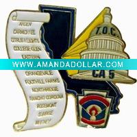 Team sport pins