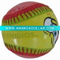 Base ball with printing