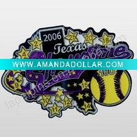 Glitter Baseball Pins