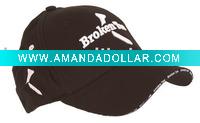 cotton baseball cap hat black