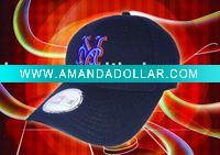cotton baseball cap hat navy blue
