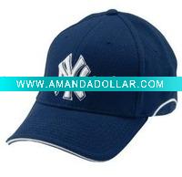 Wholesale cotton baseball cap hat navy blue
