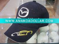 Wholesale cotton baseball sports style cap hat navy blue