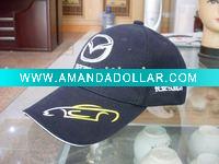 Wholesale cotton baseball sports style cap hat navy blue