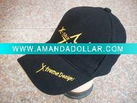 Wholesale cotton baseball sports style cap hat blue