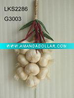 Wholesale Latest Artificial Flowers , Home Decoration 13" Artificial Garlic&Chili String