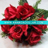 Wholesale Pretty Rose Decorative Artificial Flower
