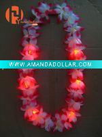 led artificial flower lei