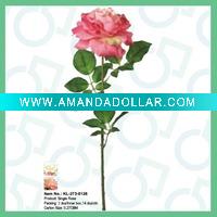 Wholesale Lifelike red silk artificial flower