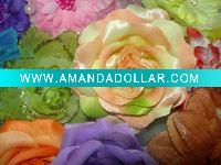Wholesale Fashion Flower Clips/feather flower hair clip/flower clips/hair accessory /artificial flower clips
