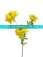 Wholesale artificial flower (New design 70''tall decoration Chrysanthemum)