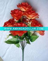 artificial flower with plastic stem