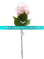 Wholesale Artificial flower(single hydrangea,pink)