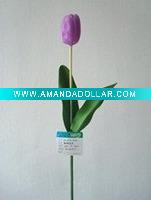 single tulip artificial flower