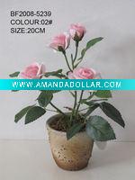 Wholesale Artificial flower with pot