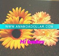 Wholesale Sun flower and Gerbera head artificial flower