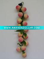 Wholesale Artificial fruit peach cluster