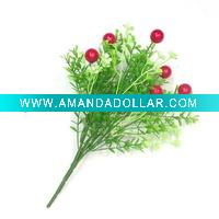 Wholesale decorative artificial plant - red fruit