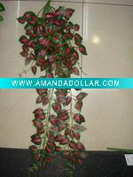 artificial colorful plants