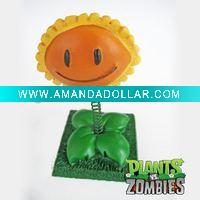 Wholesale Plants vs zombies polyresin sunflower figurine home decoration