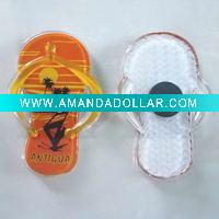 Wholesale slipper acrylic fridge magnet