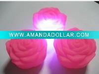 Wholesale LED flashing heart rose light