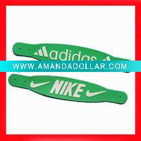 Wholesale fashion 3D soft pvc bracelet