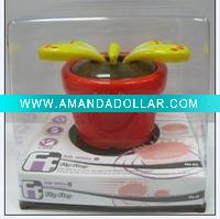 Wholesale plastic solar flip flap flower