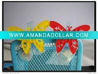 Wholesale New scrapbooking acrylic shape clip with butterfly and heart AF-11155