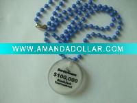 Wholesale flashing led light up necklace
