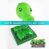 Wholesale plant versus zombie polyresin peashooter figurine home decoration