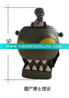 Wholesale plants v zombies Dr. zomboss desktop decoration home ornament