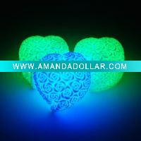 Wholesale Flashing Heart Rose Candle Light