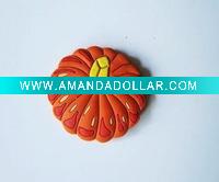 pumpkins PVC fridge magnet