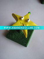 Wholesale plants versus zombies polyresin starfruit figurine home decoration