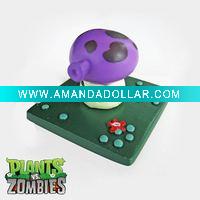 Wholesale Plants vs zombies polyresin puff-shroom figurine home decoration