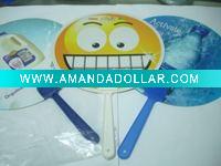 Wholesale Round cartoon Plastic Hand Fan